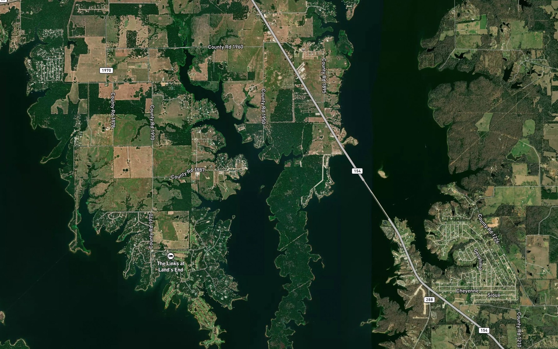 Satellite map of the Spot 9