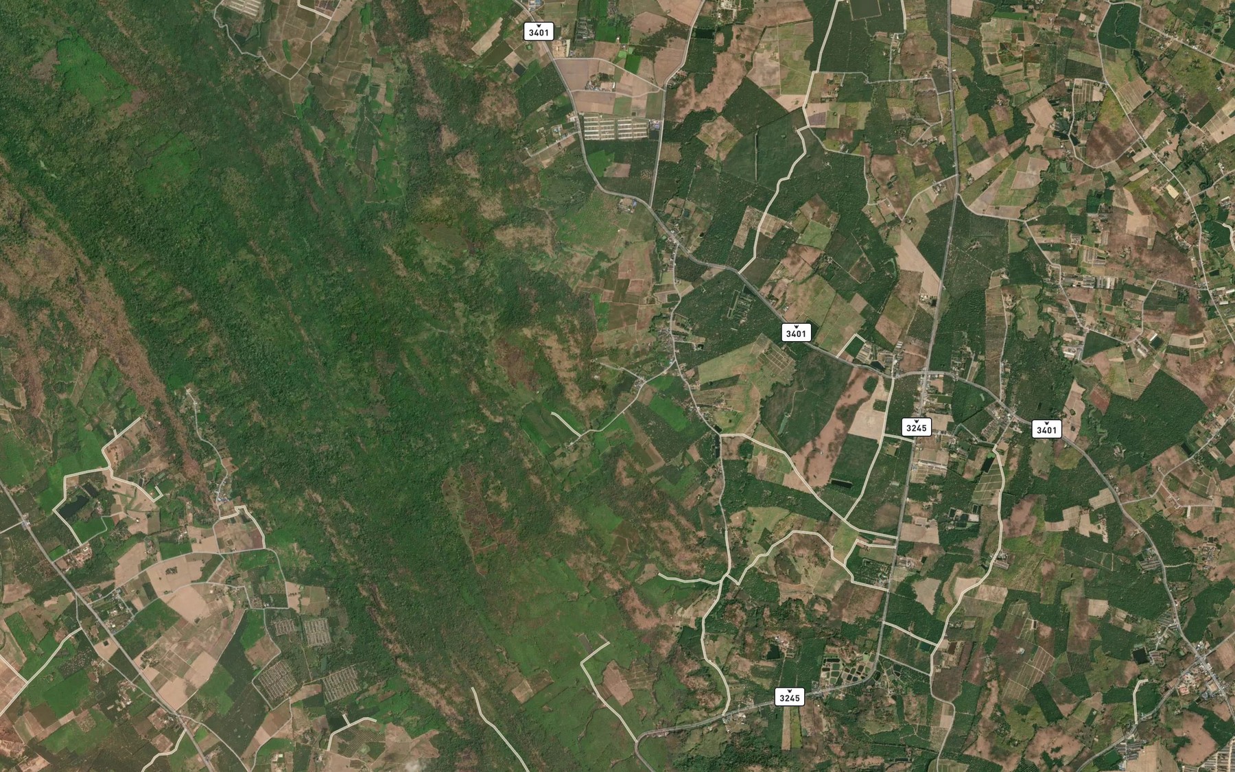 Satellite map of the Ang Kep Nam Om Phanom