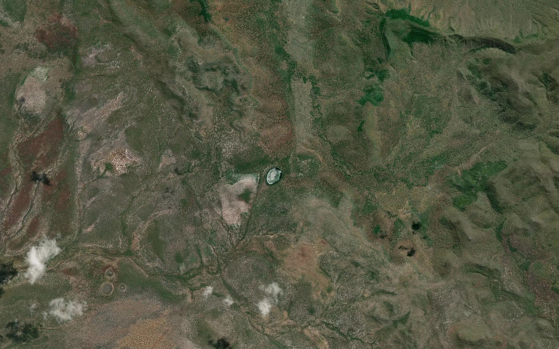 Satellite map of the Police Lagoon