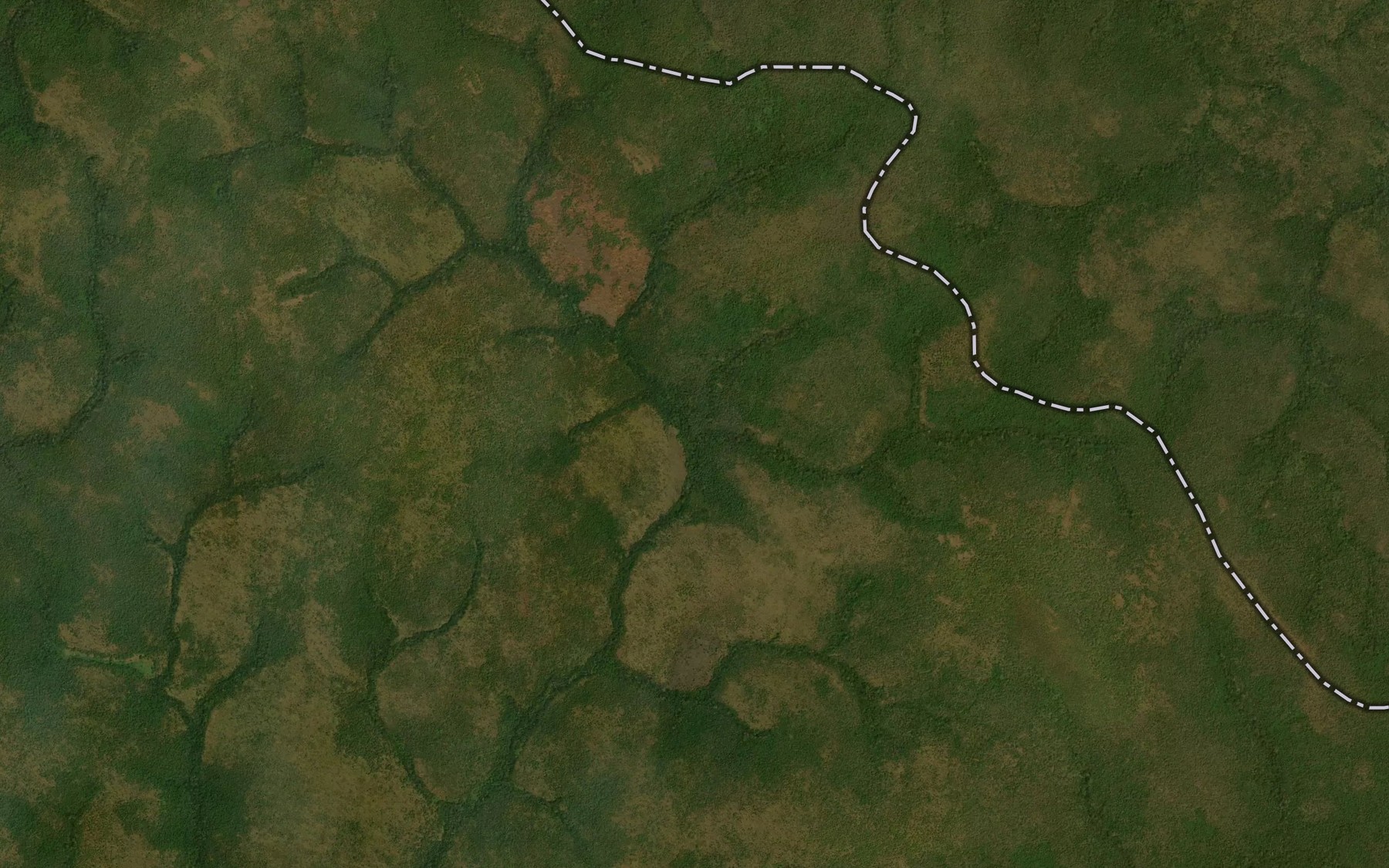Satellite map of the Akawa