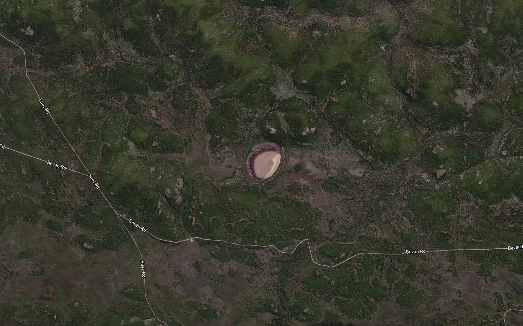 Satellite map of the Boronia Lake