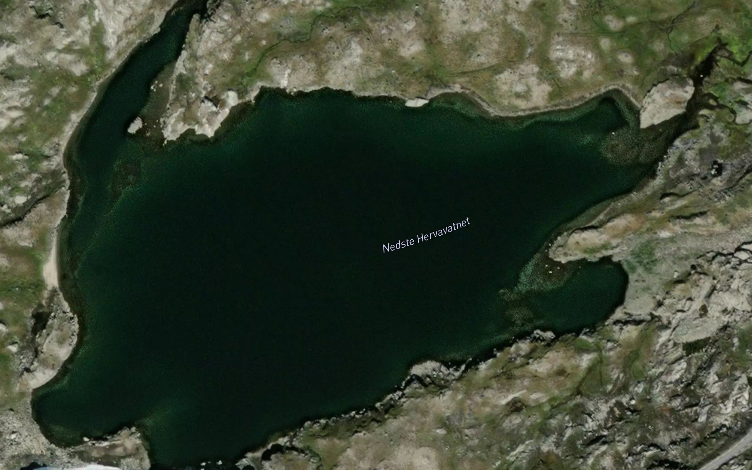 Hervavatnet,nedste