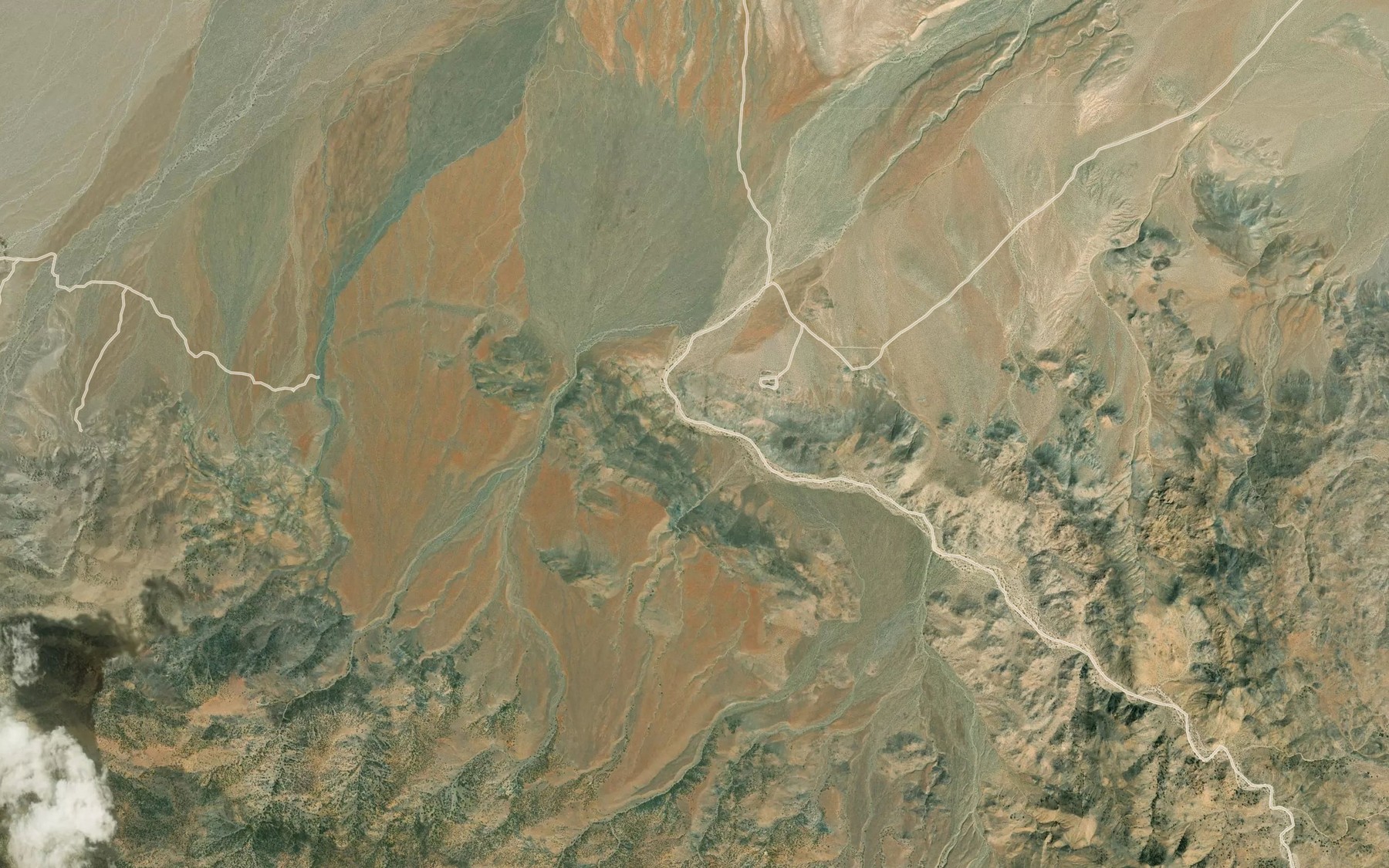 Satellite map of the Rattlesnake Spring