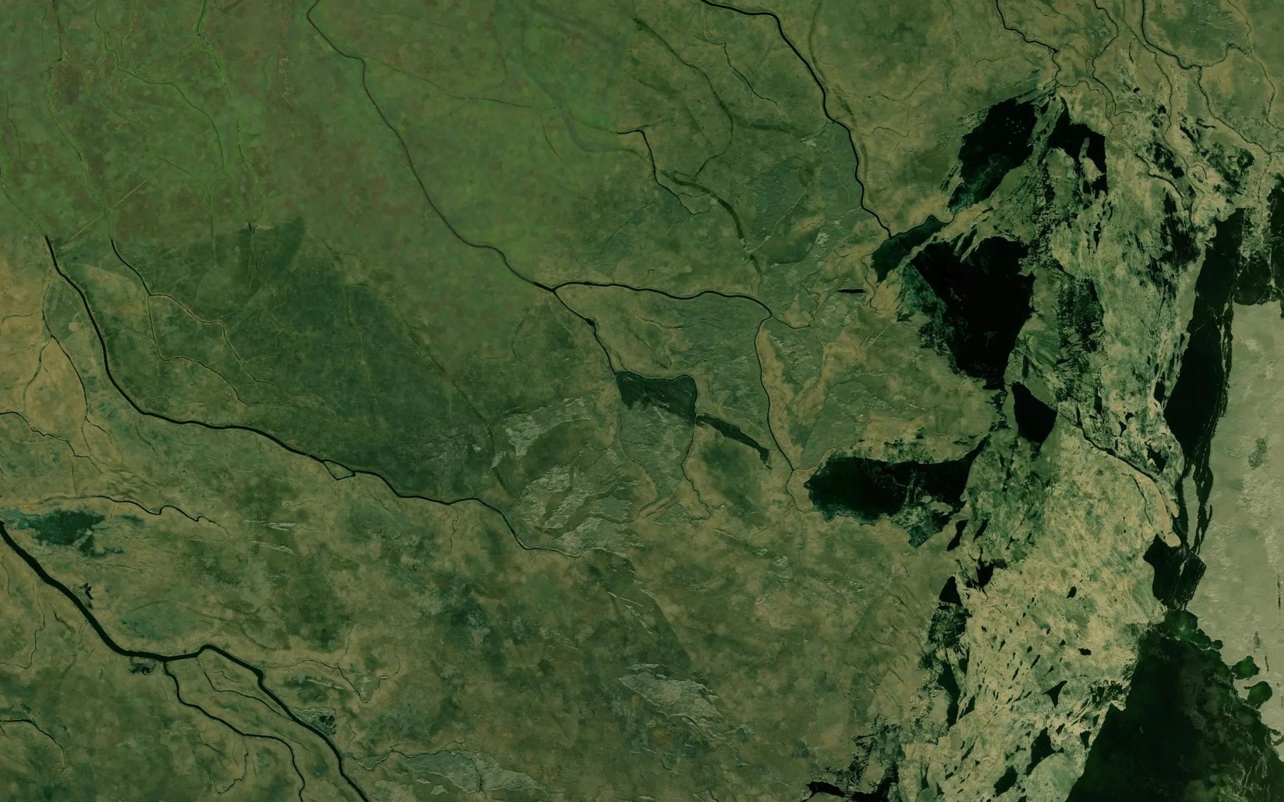 Satellite map of the Yerik Pravyy Tuzukley