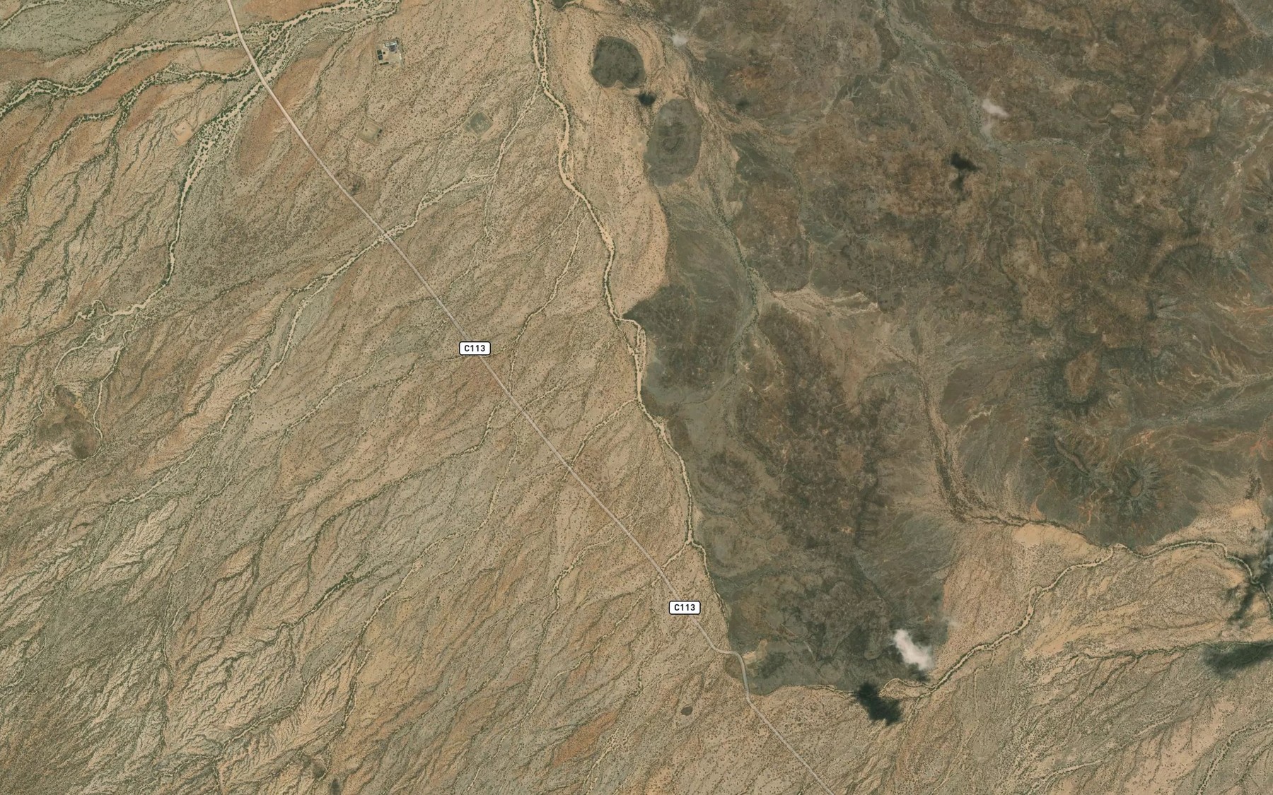 Satellite map of the Kangibenyoi