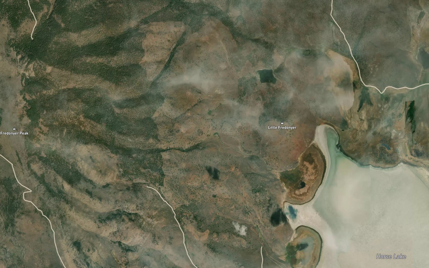 Satellite map of the Craemer Springs