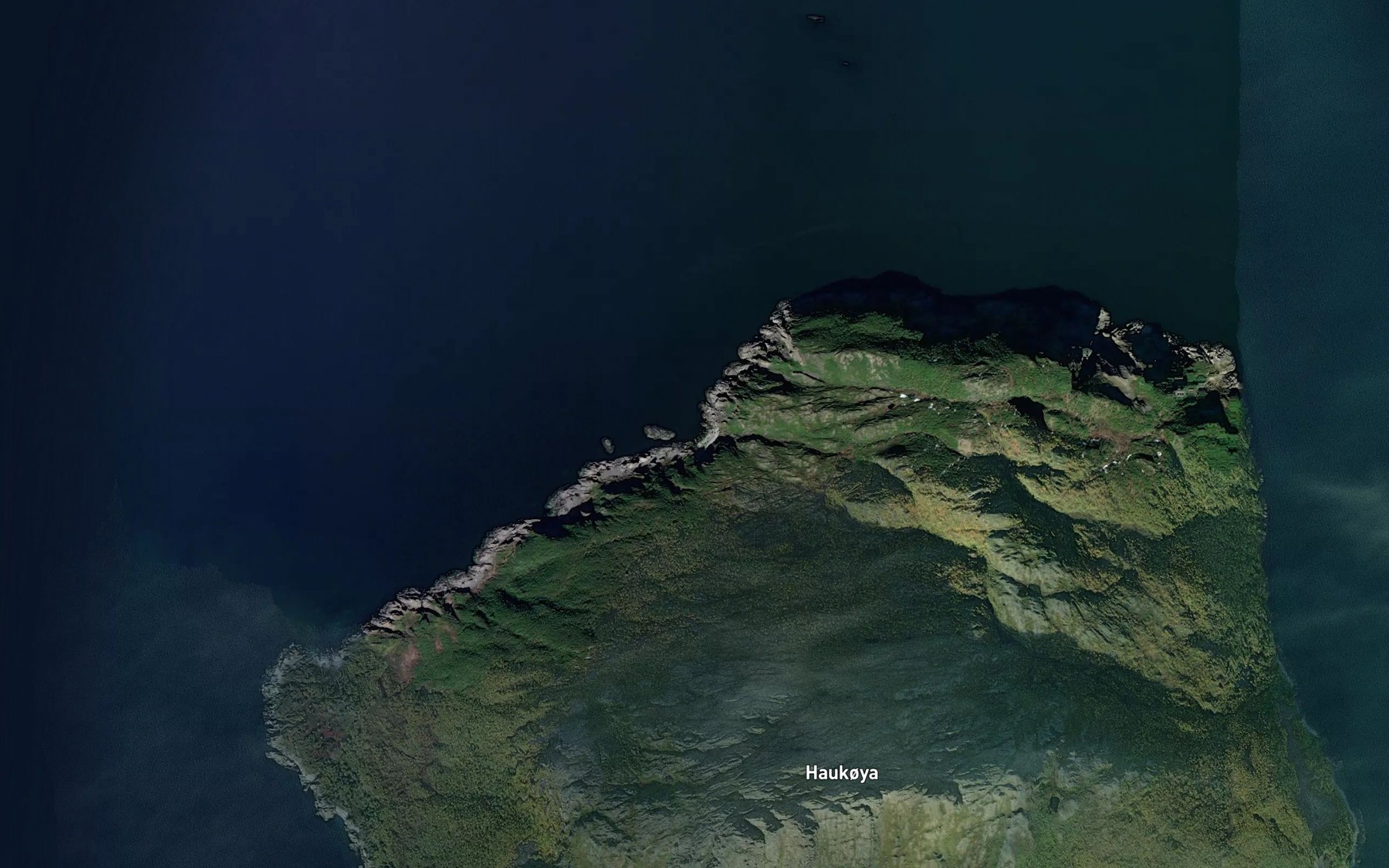 Satellite map of the Skarbergmolla