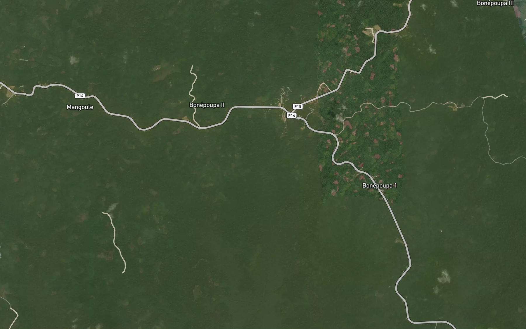 Satellite map of the Mbepe