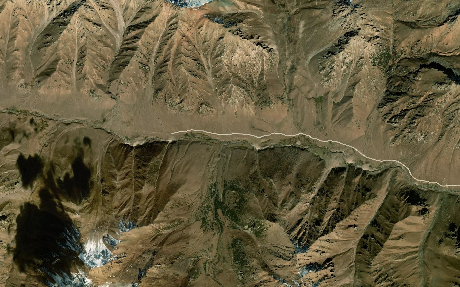 Satellite map of the Chon Mustor