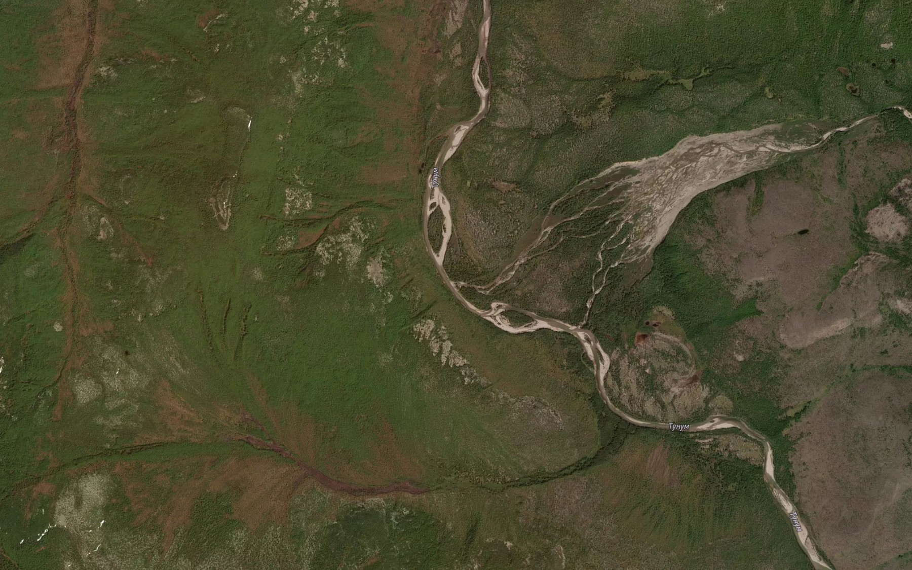 Satellite map of the Birandya