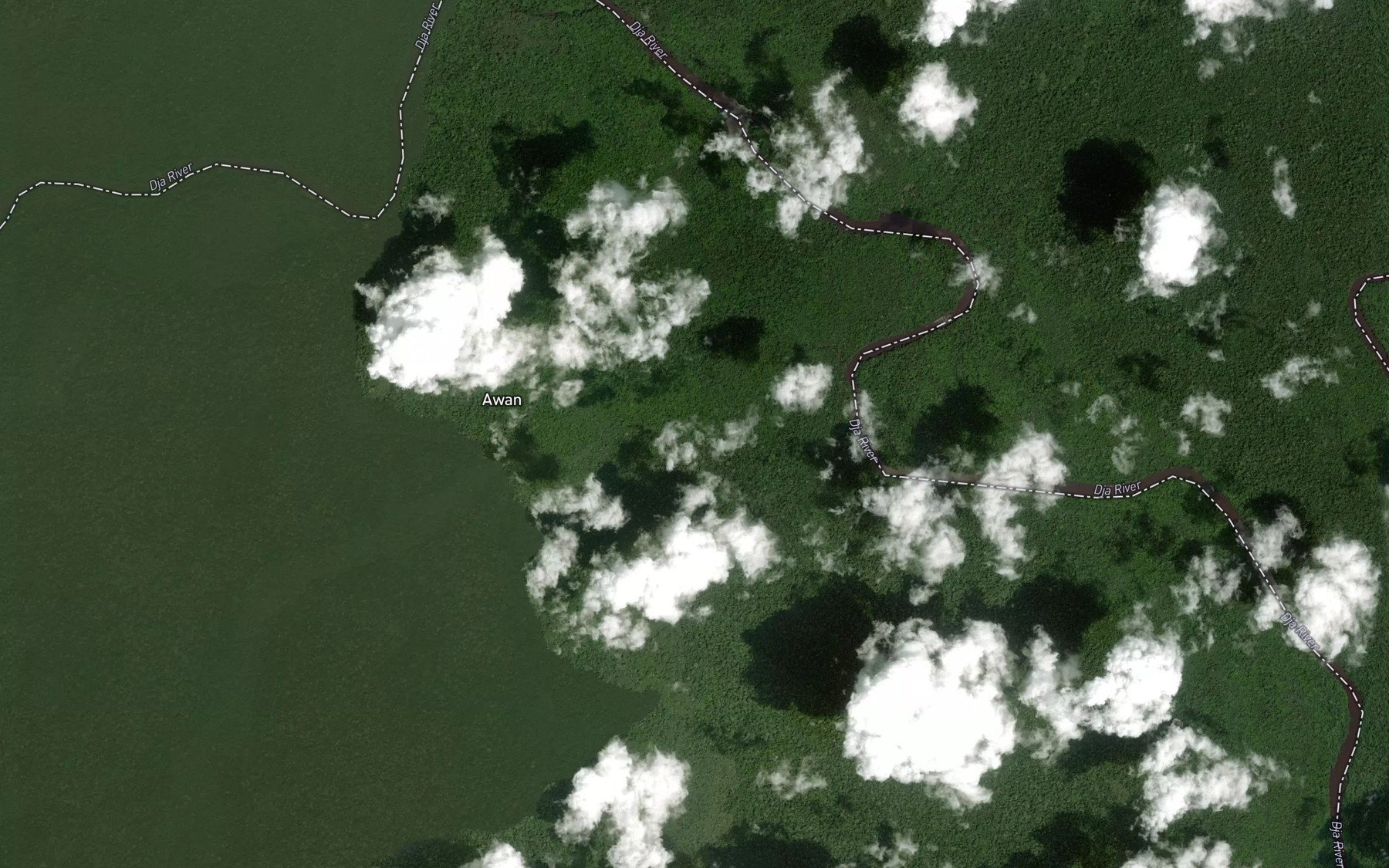 Satellite map of the Menyin