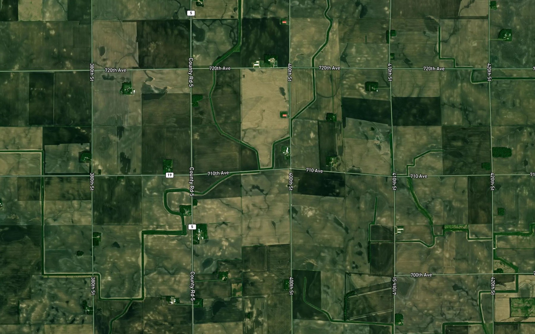 Satellite map of the Ditch Number Tweleve