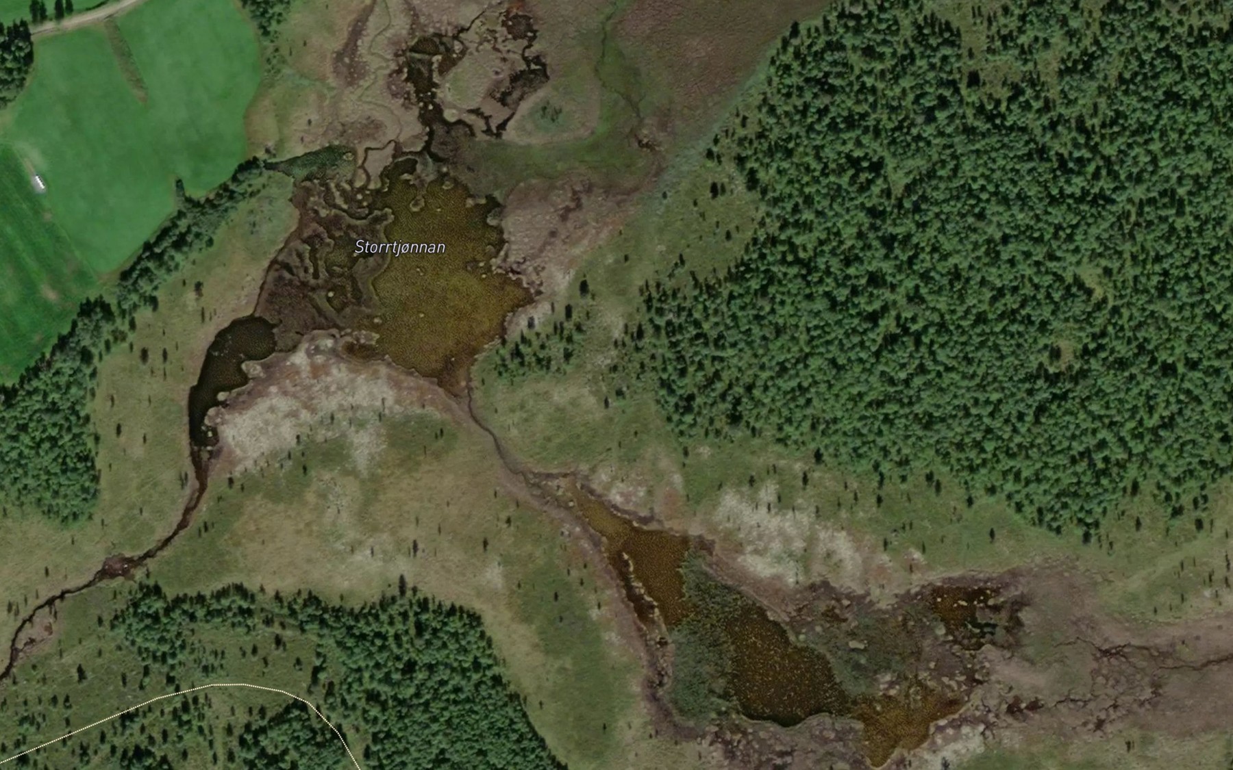 Satellite map of the Stortjornene