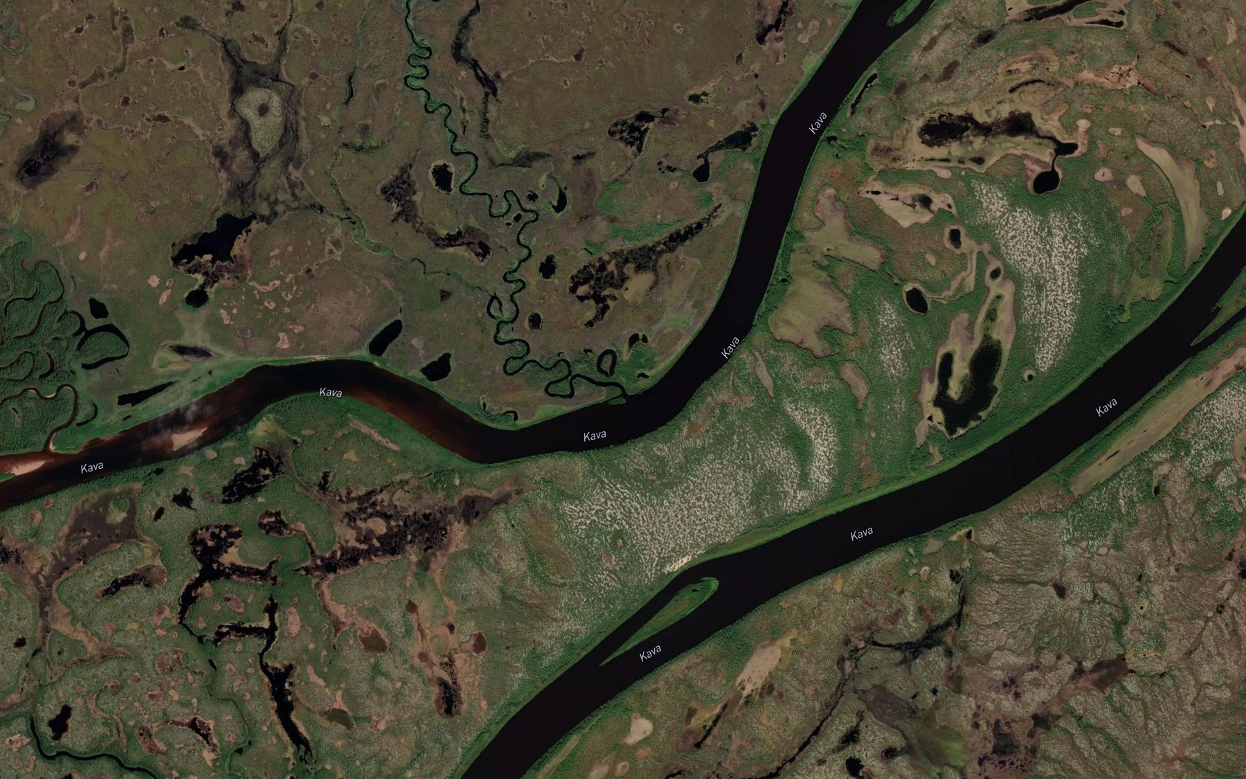 Satellite map of the Sbornyy