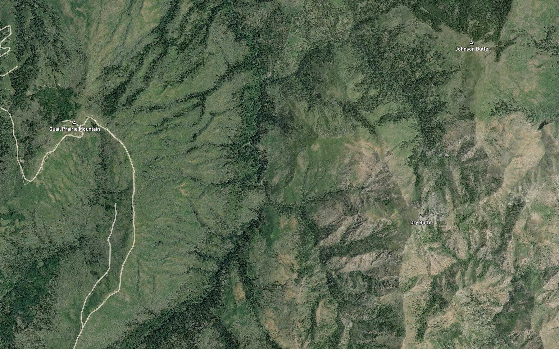 Satellite map of the Submarine Hole