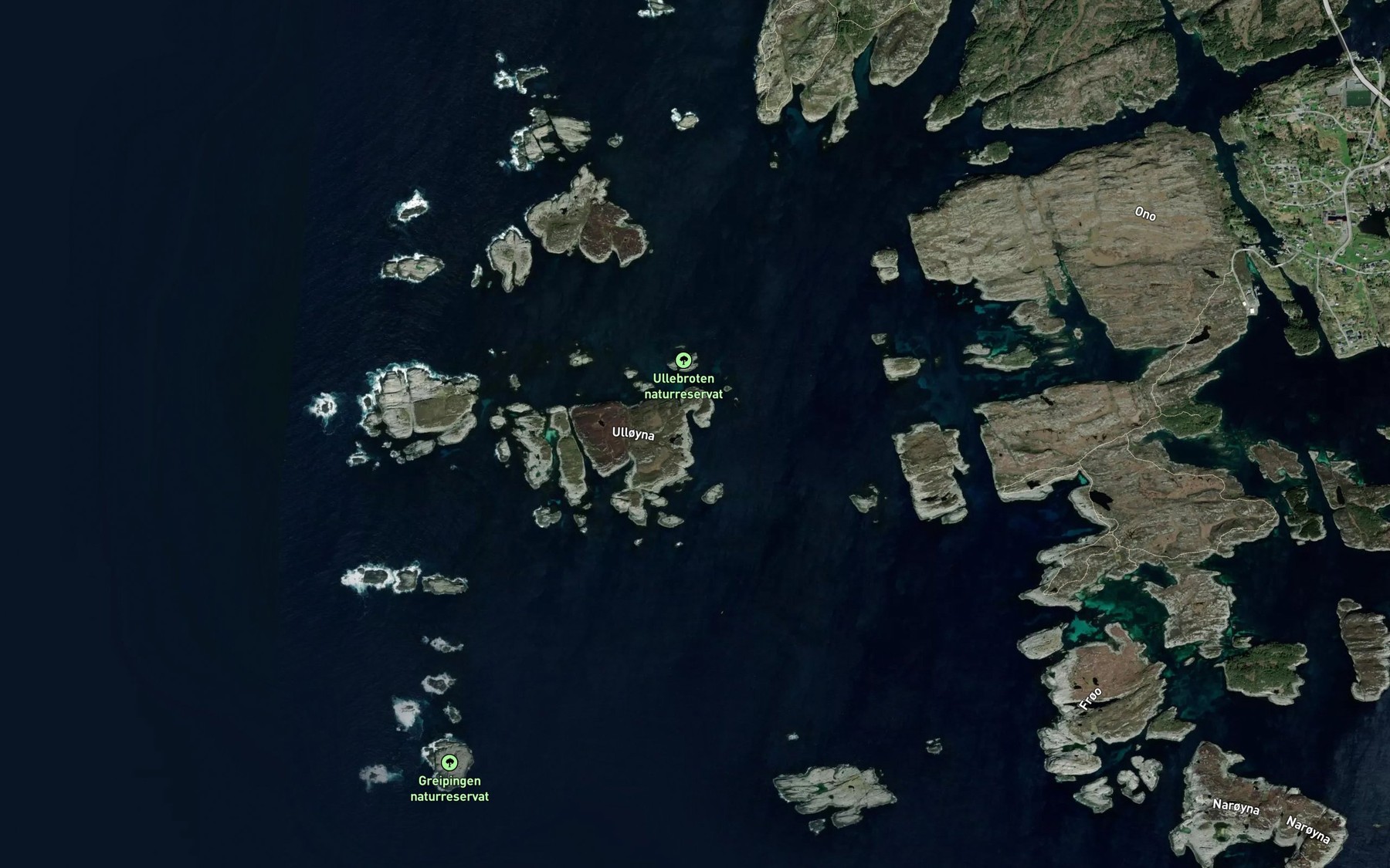 Satellite map of the Kistevika
