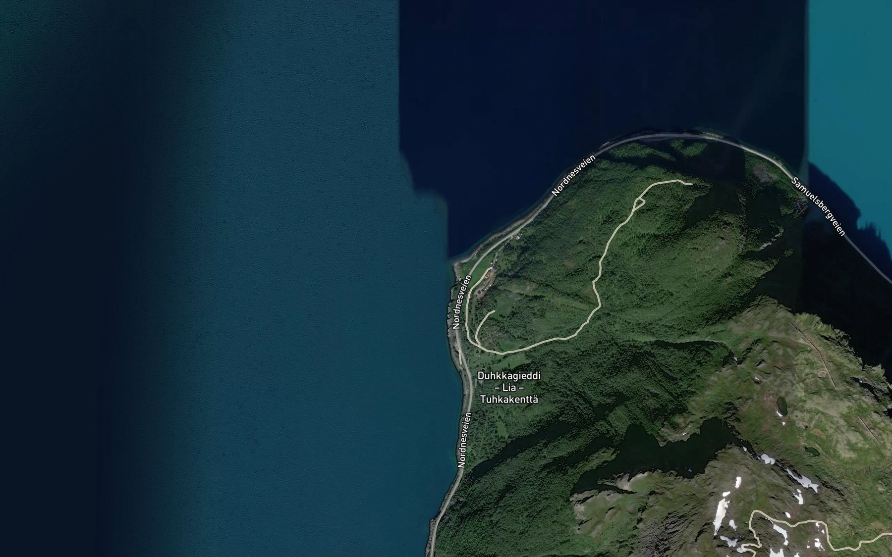 Satellite map of the Lillebukta
