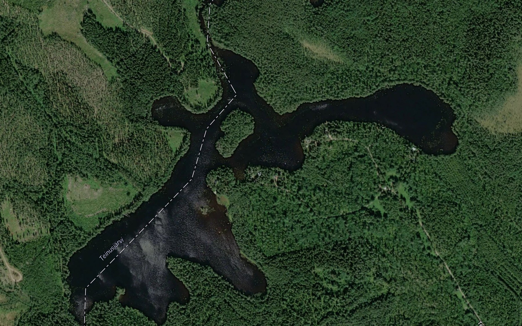 Satellite map of the Teinuslahti