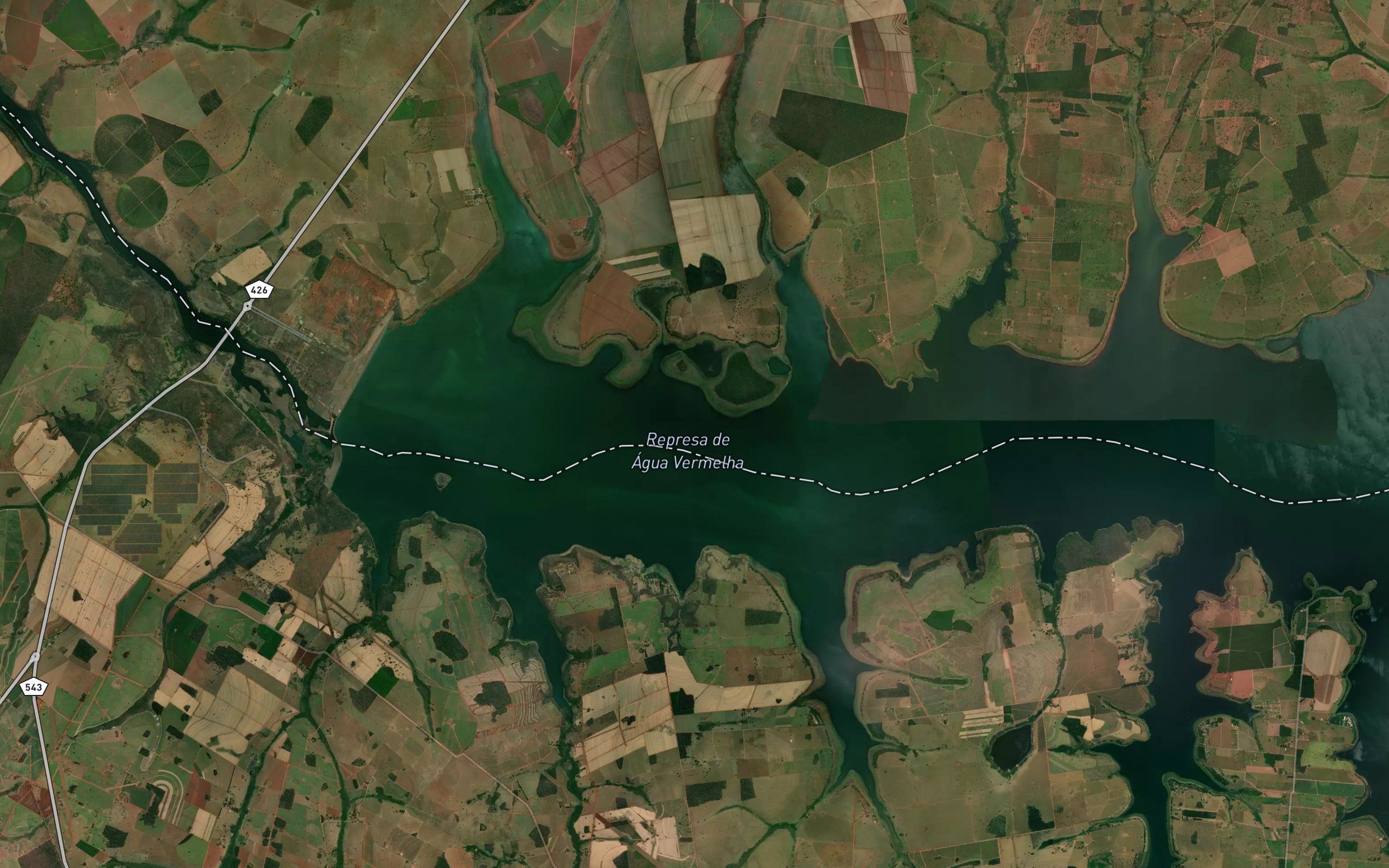 Agua Vermelha Reservoir