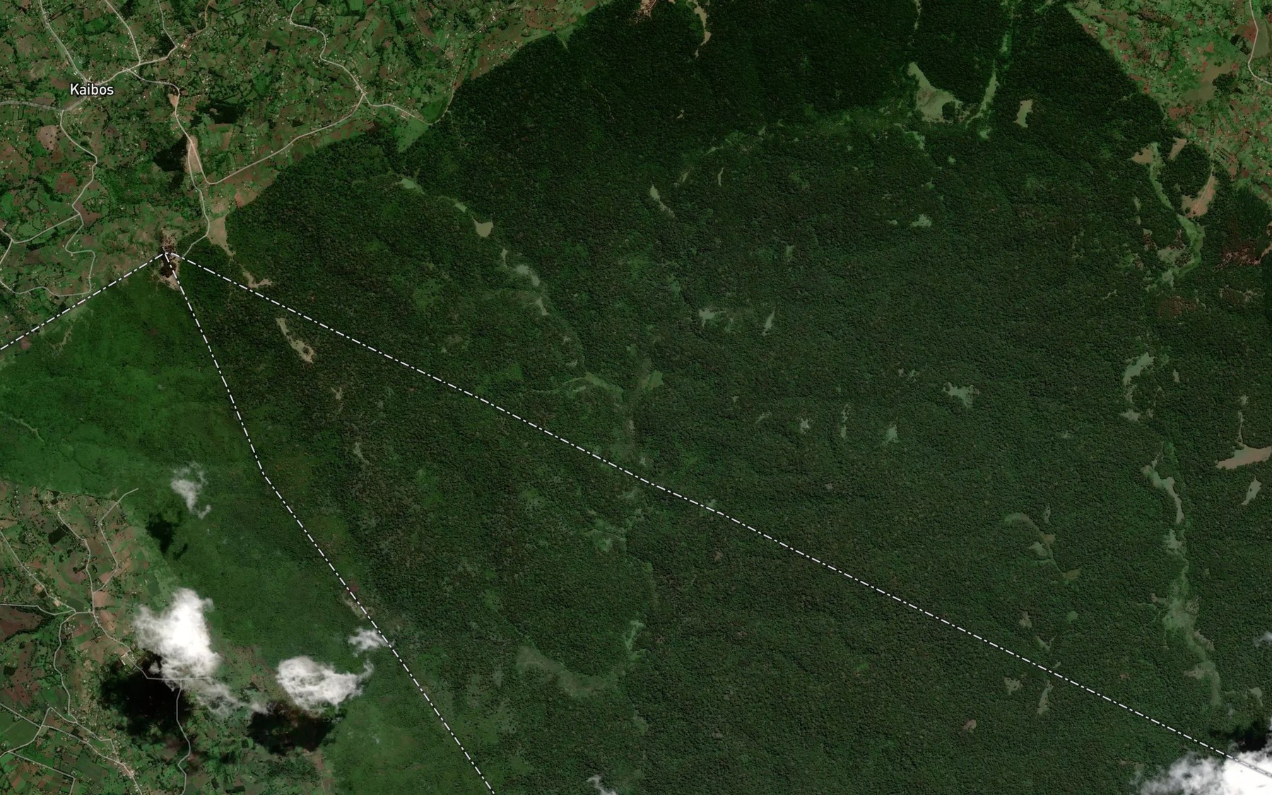 Satellite map of the Kamworium
