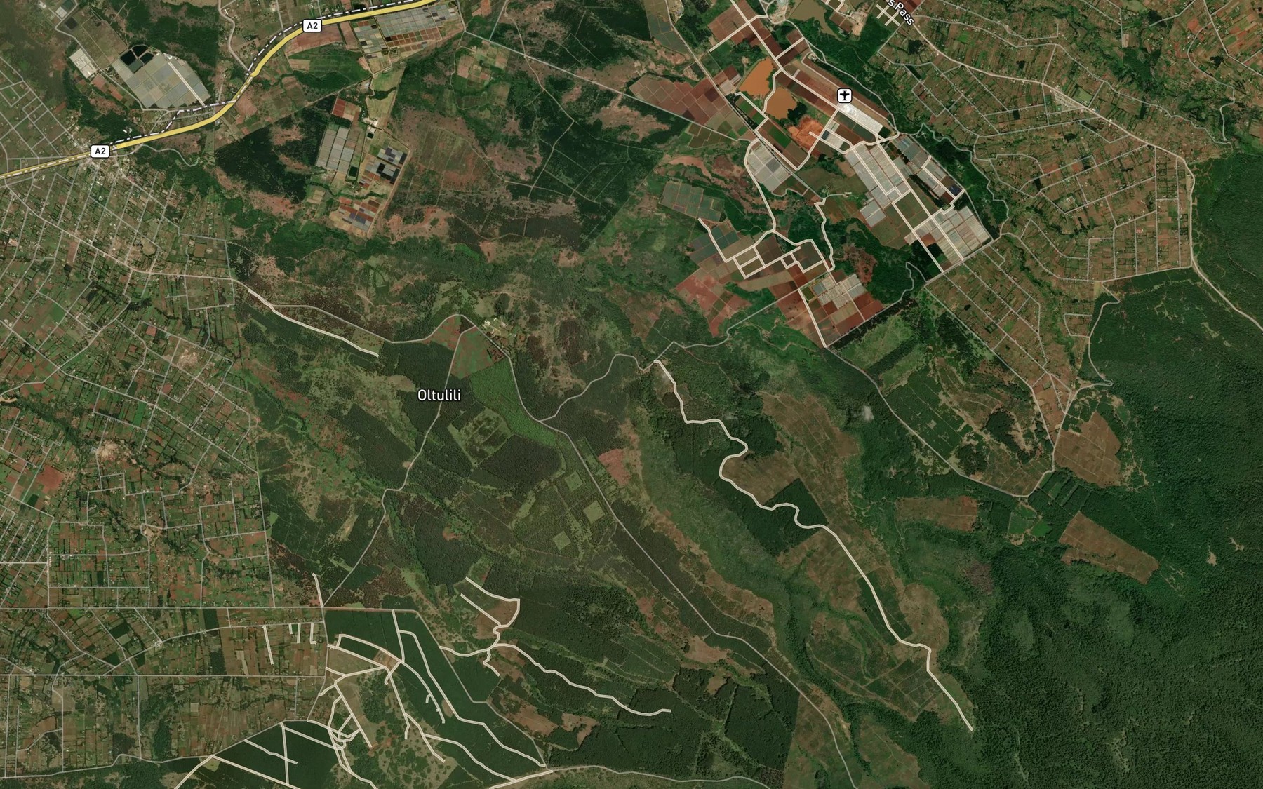 Satellite map of the Sawan
