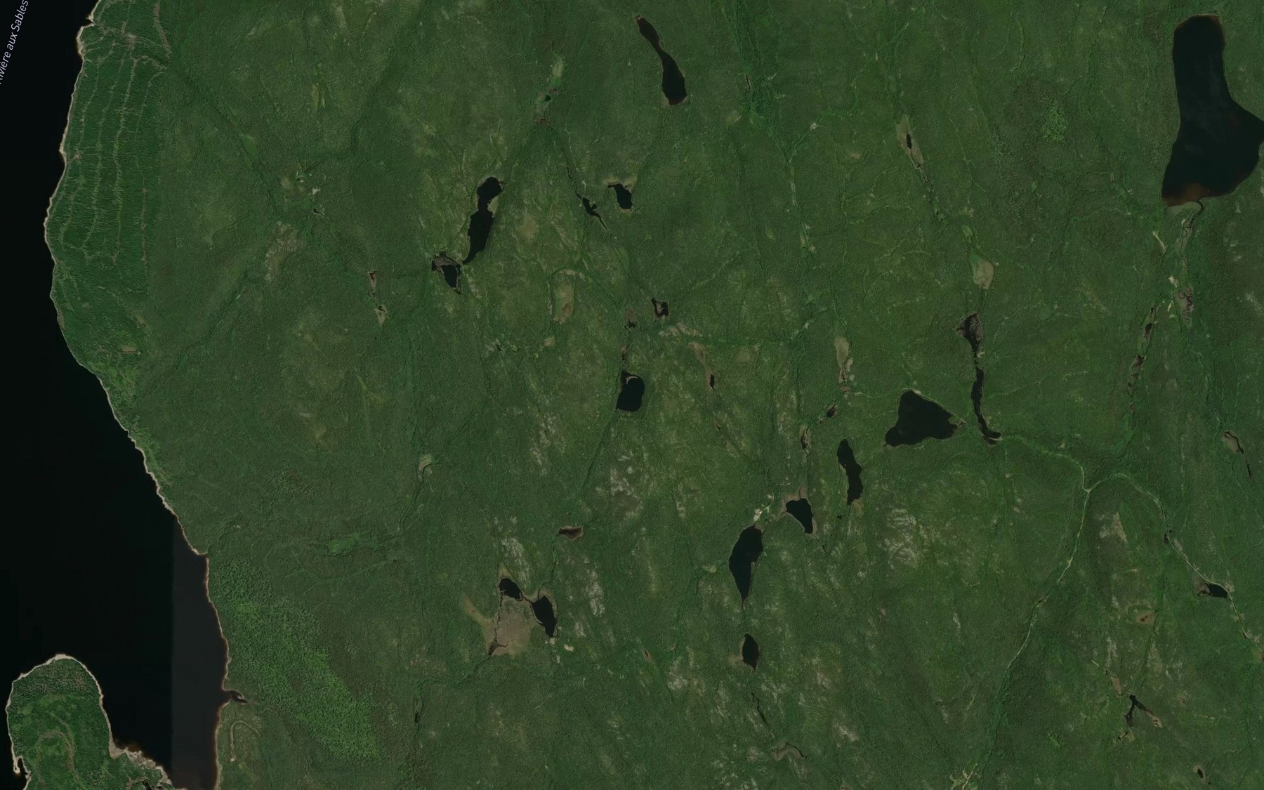 Satellite map of the Lac Gigi