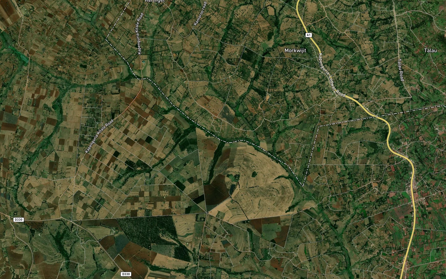 Satellite map of the Omon