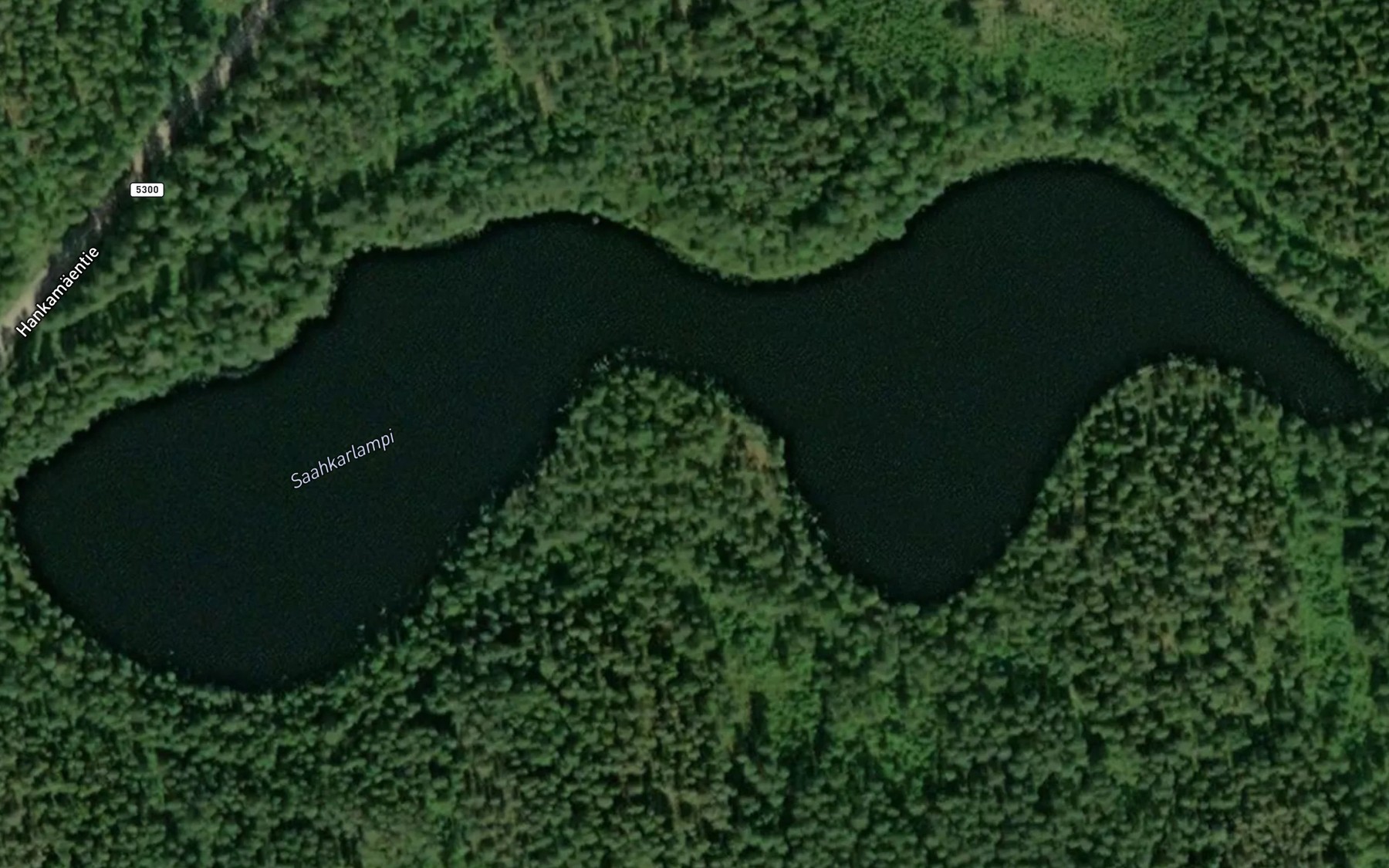 Satellite map of the Saahkarlampi