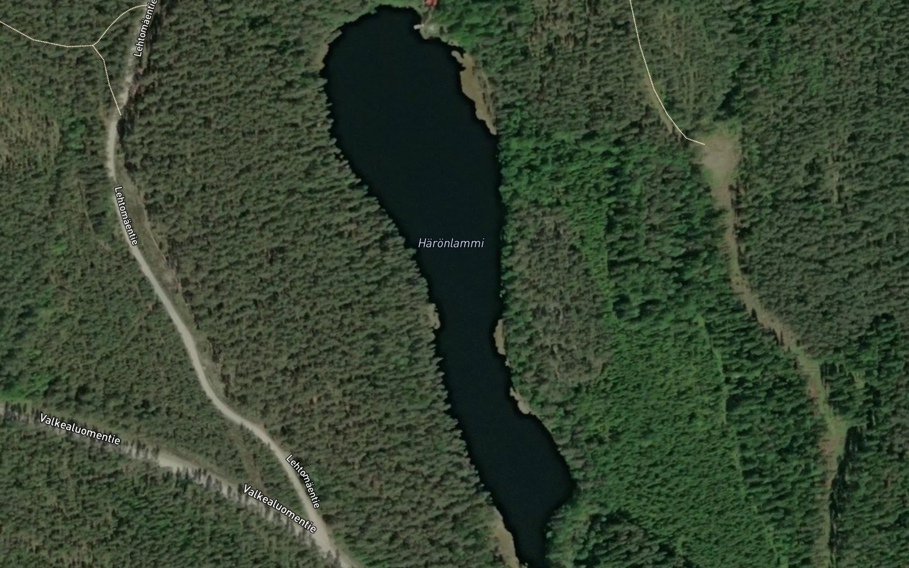 Satellite map of the Haronlammi