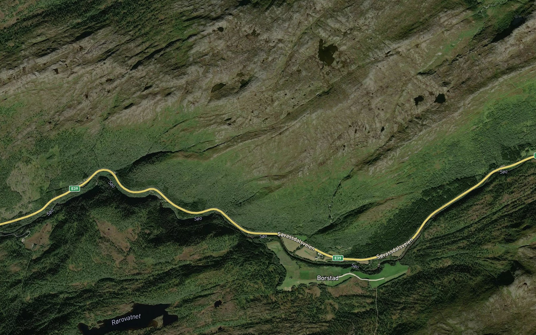 Satellite map of the Springaren