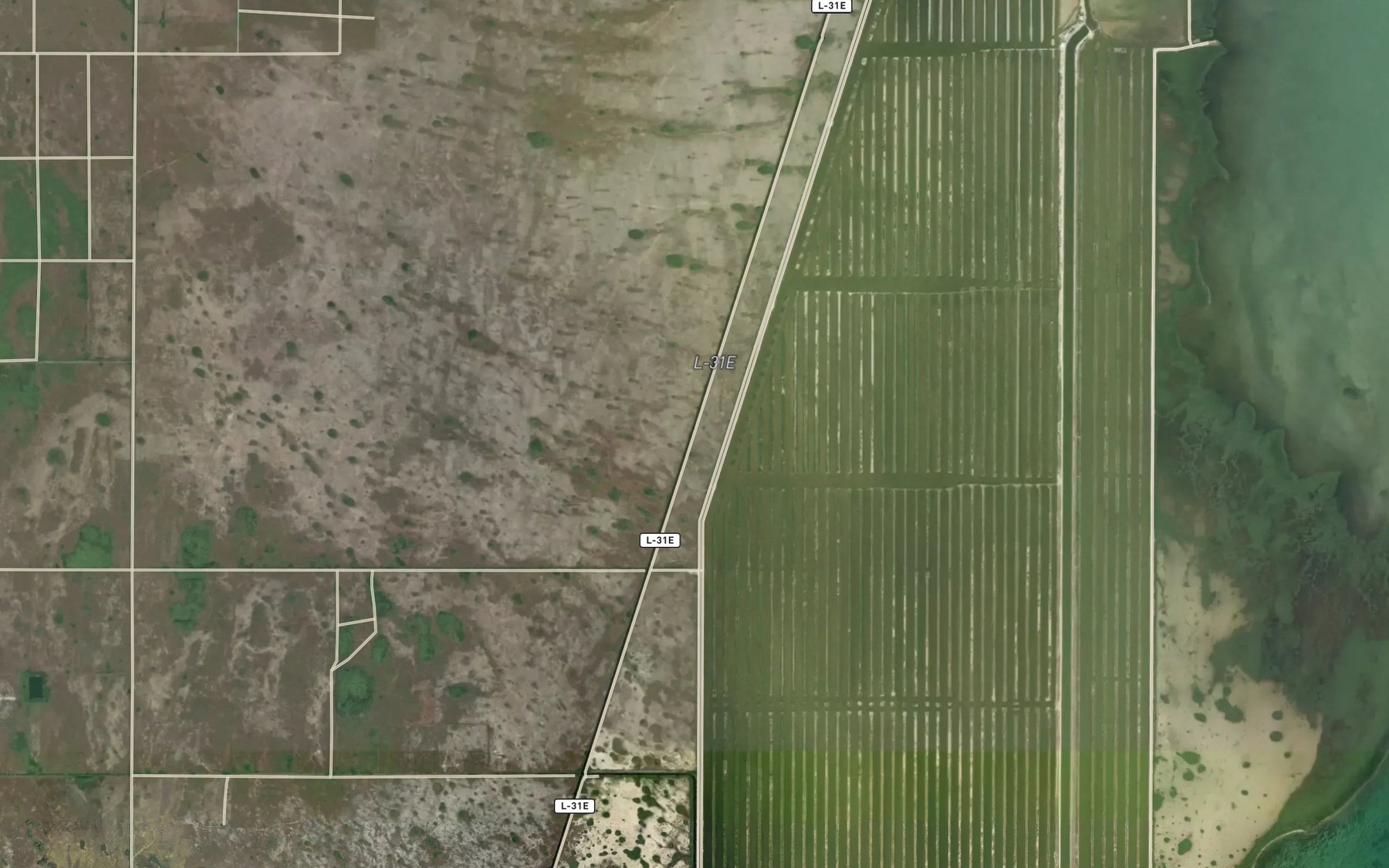 Satellite map of the Canal L 31 E