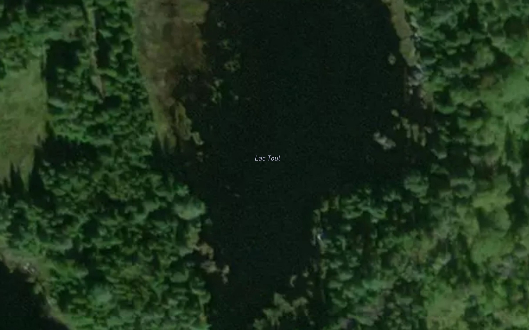 Satellite map of the Lac Toul