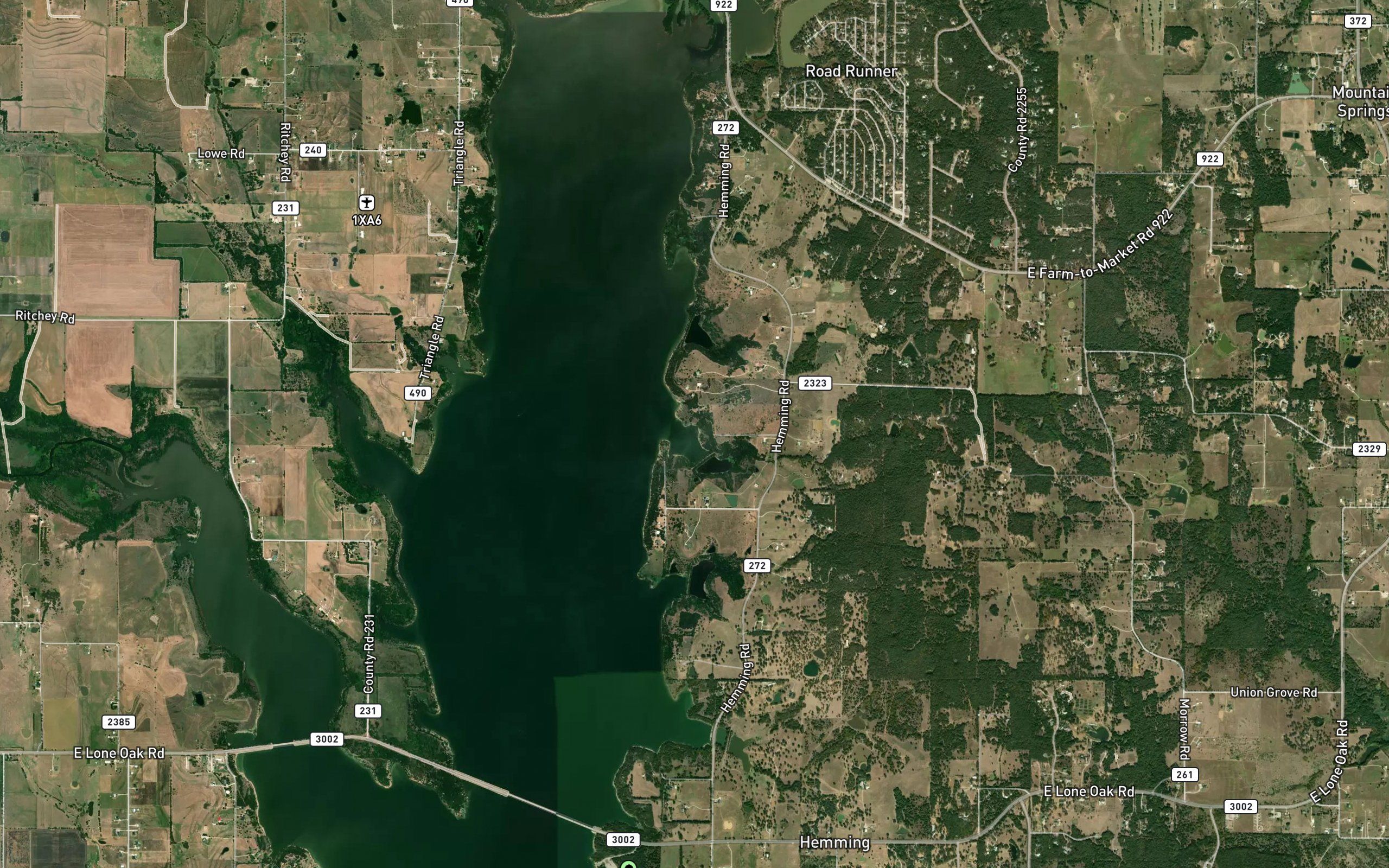 Soil Conservation Service Site 61v Reservoir