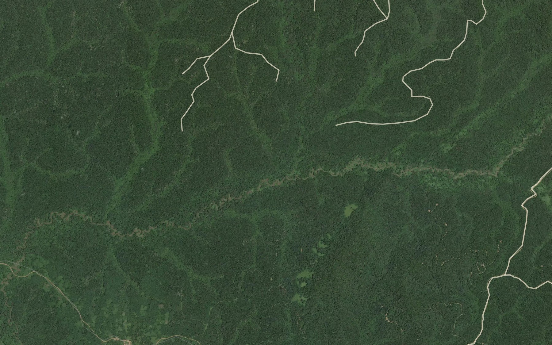 Satellite map of the Loula