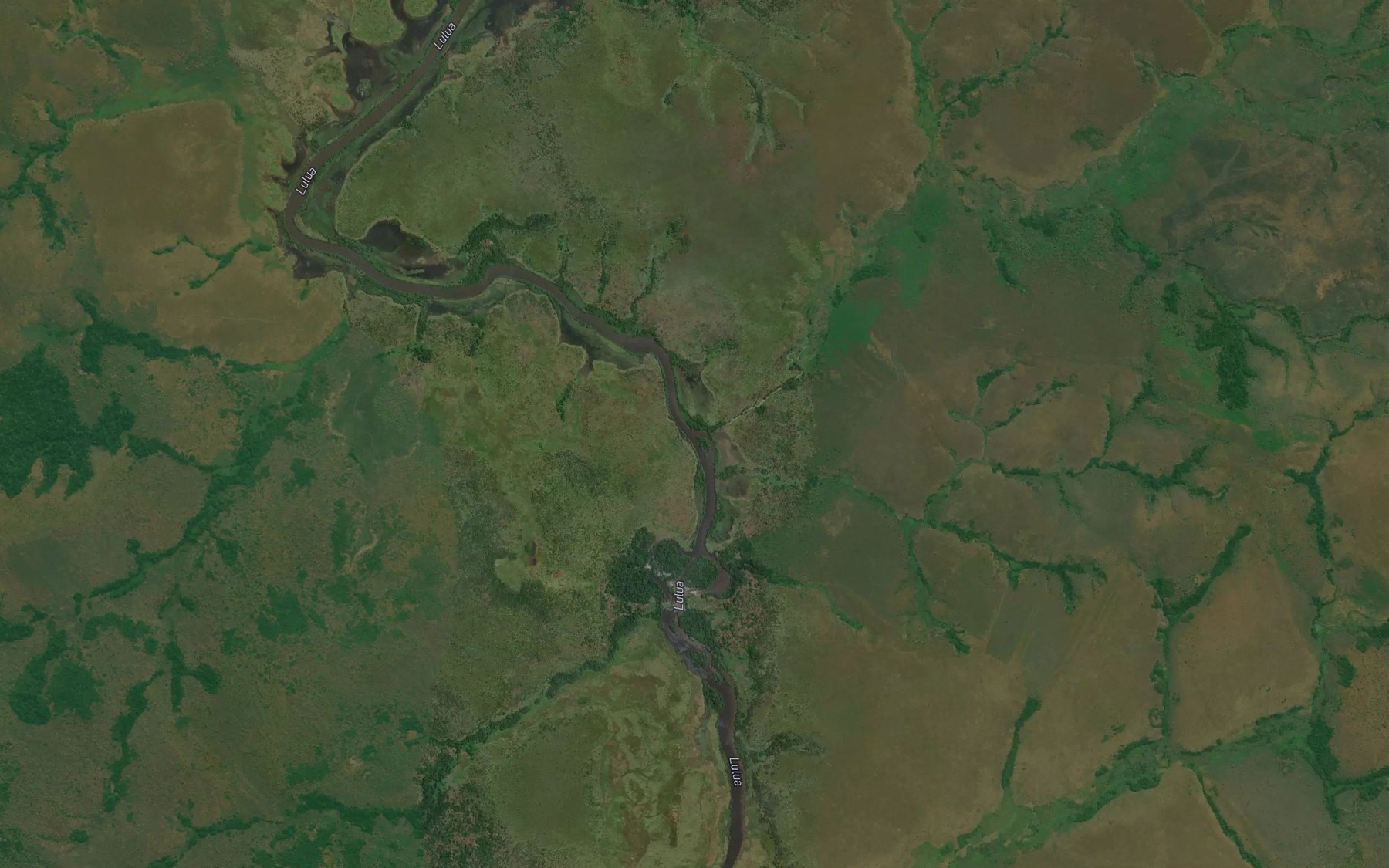 Satellite map of the Mulengweji