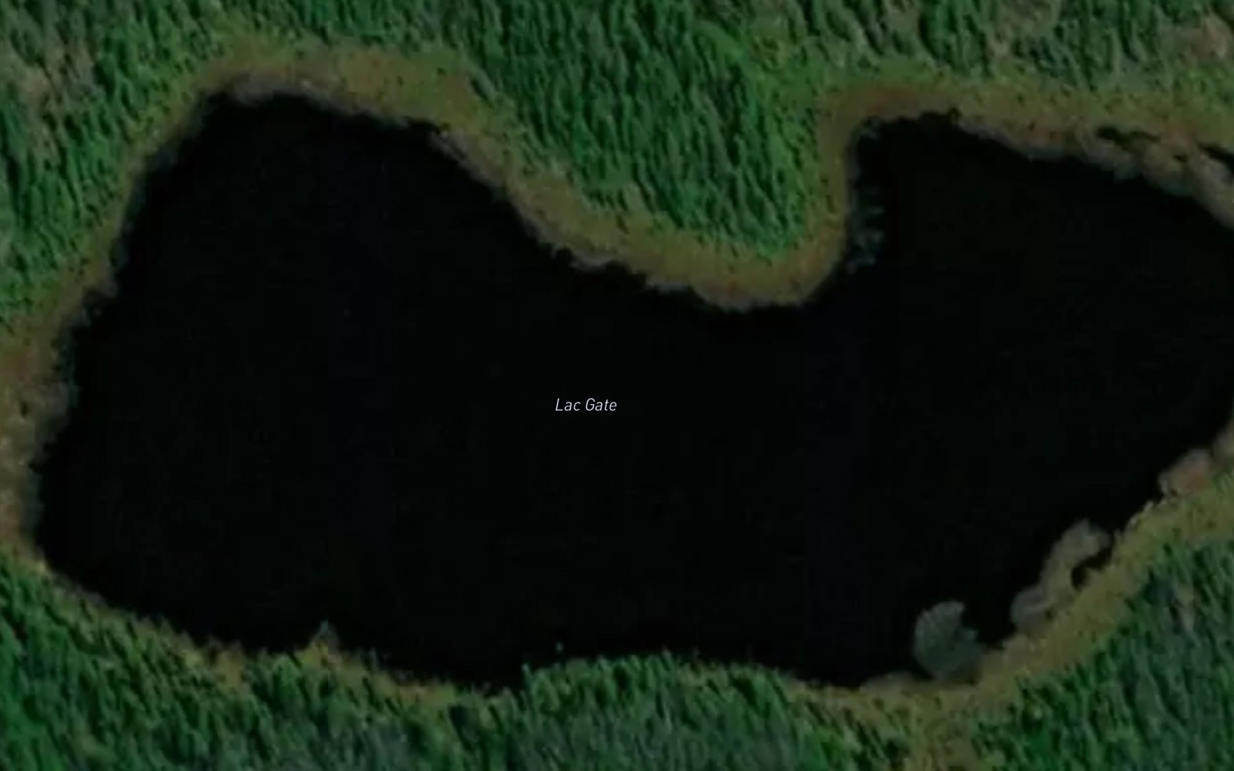 Satellite map of the Lac Levis