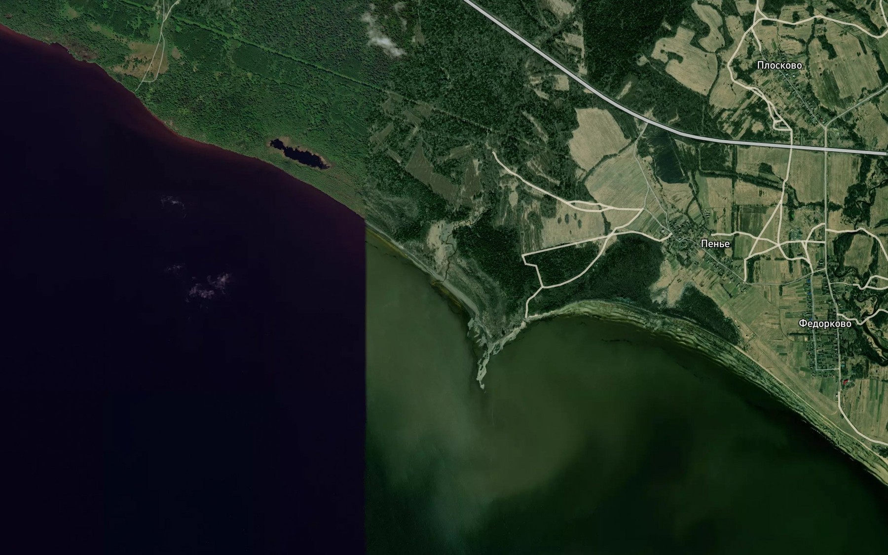 Satellite map of the Malaya Keroma