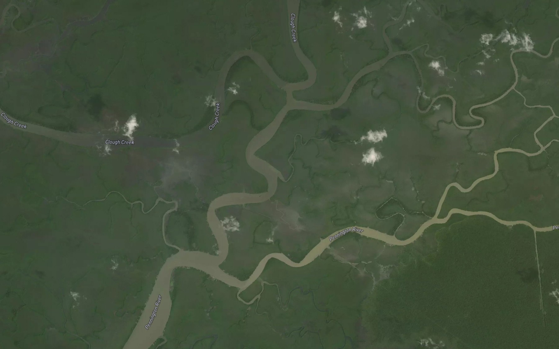 Satellite map of the Beneabortegbaogbenzor Creek