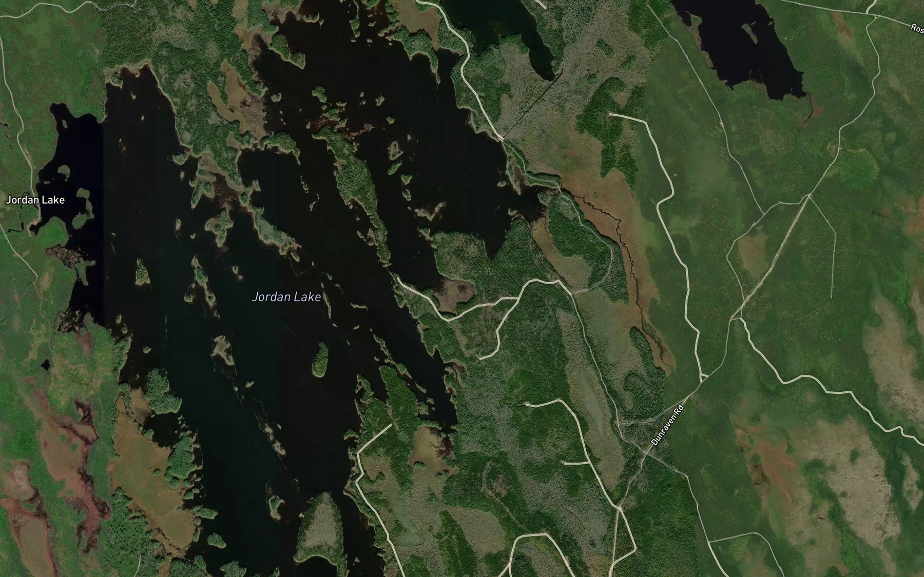 Satellite map of the Pitman Narrows