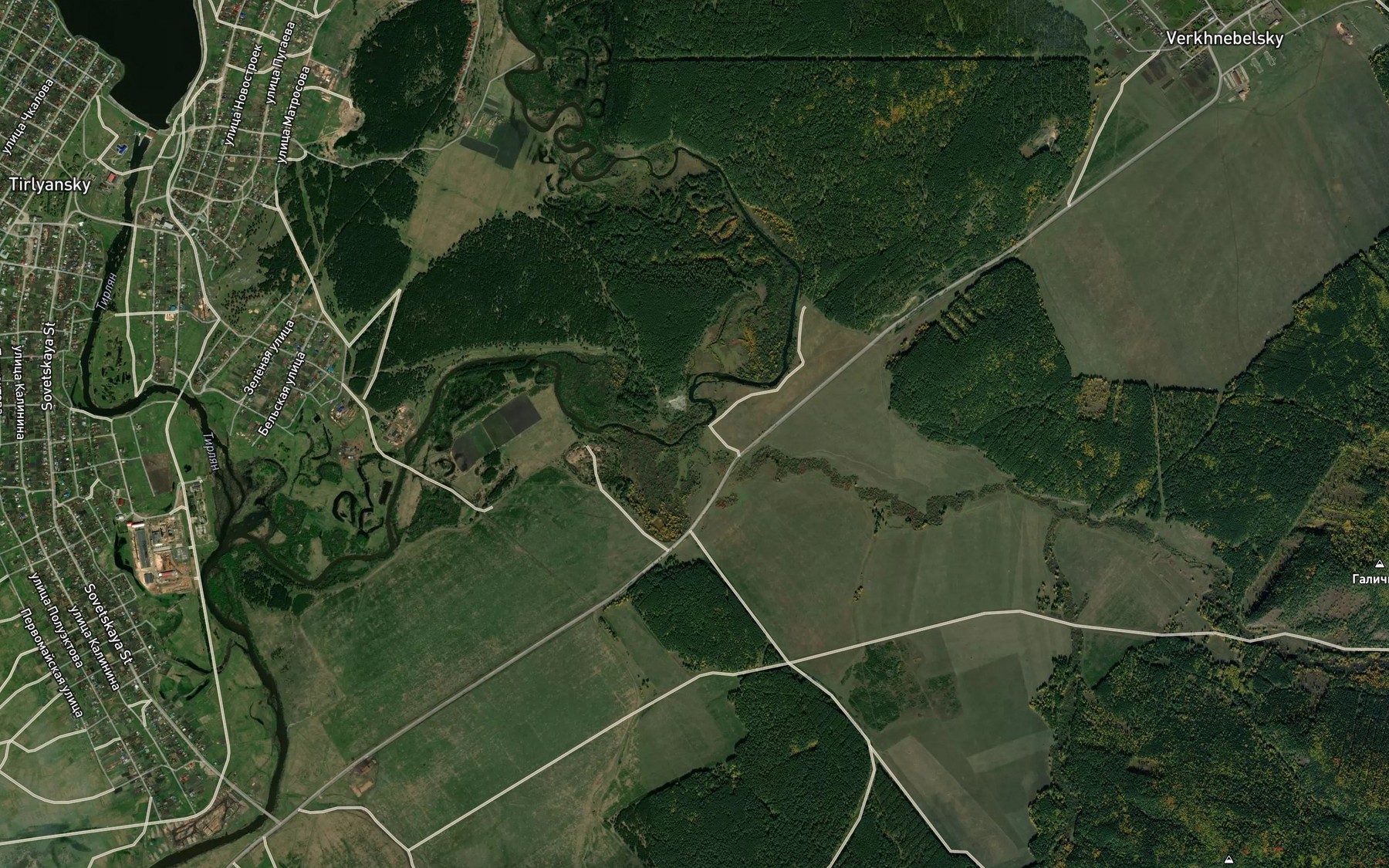 Satellite map of the Vishnevyy Dol