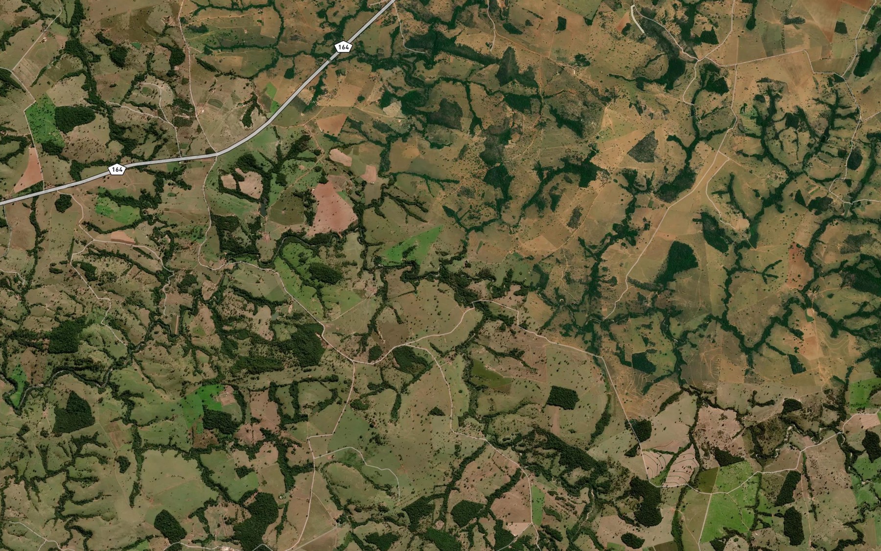 Satellite map of the Corrego Farturinha