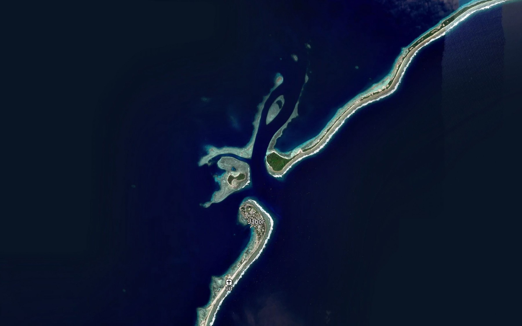 Satellite map of the Blind Passage