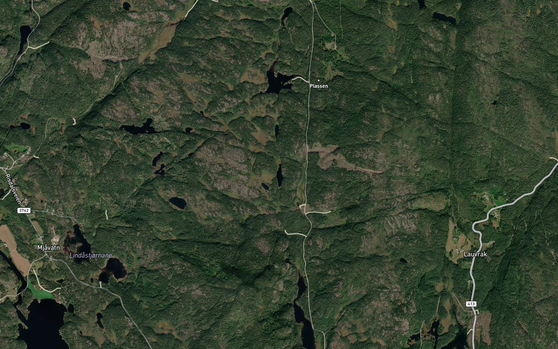 Satellite map of the Eggholane