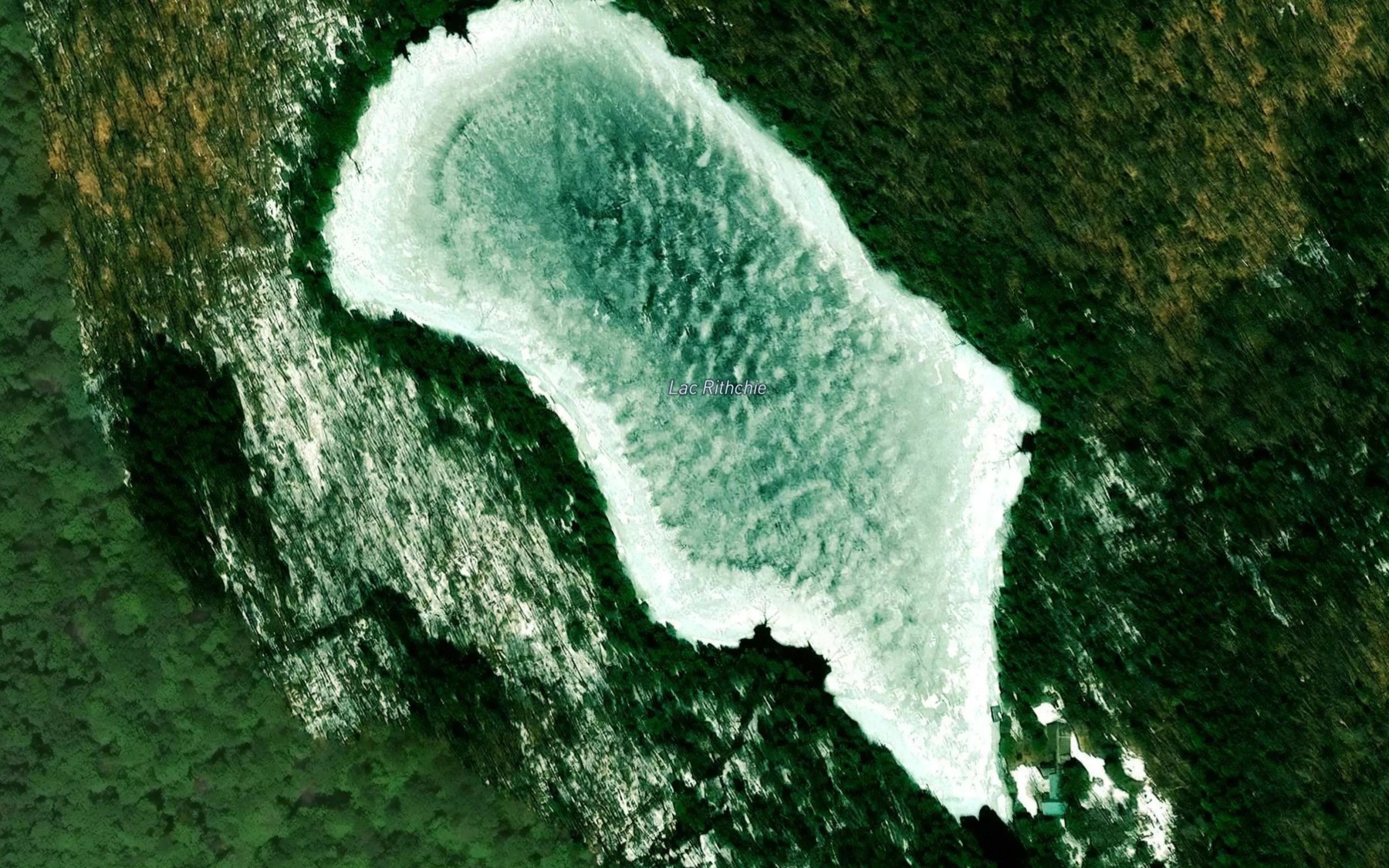 Satellite map of the Lac Rithchie
