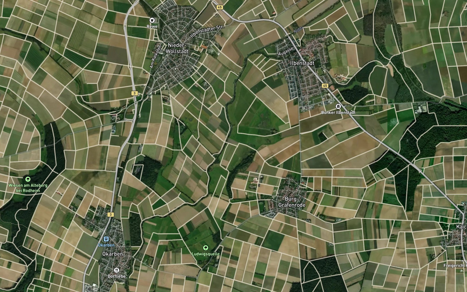 Satellite map of the Lohgraben