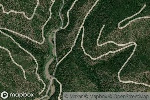 Satellite map of the East Fork Pole Creek