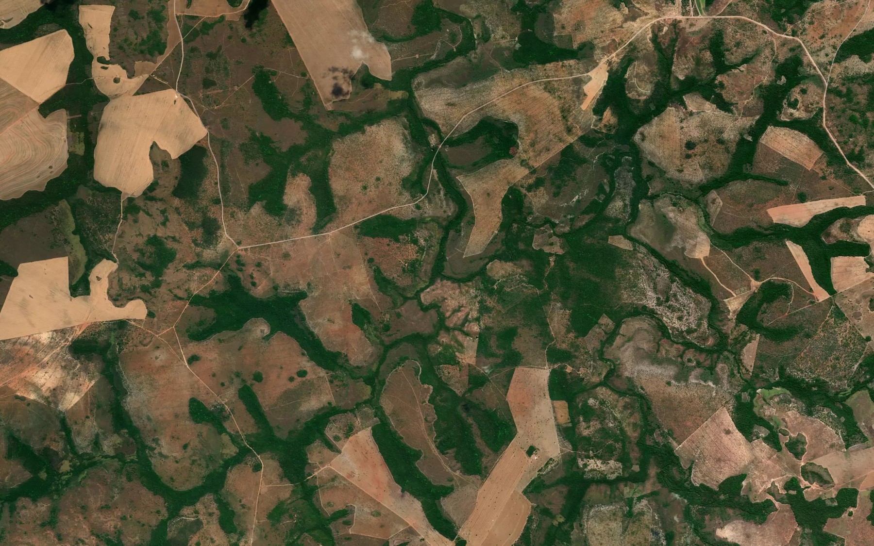 Satellite map of the Corrego Cachoeira