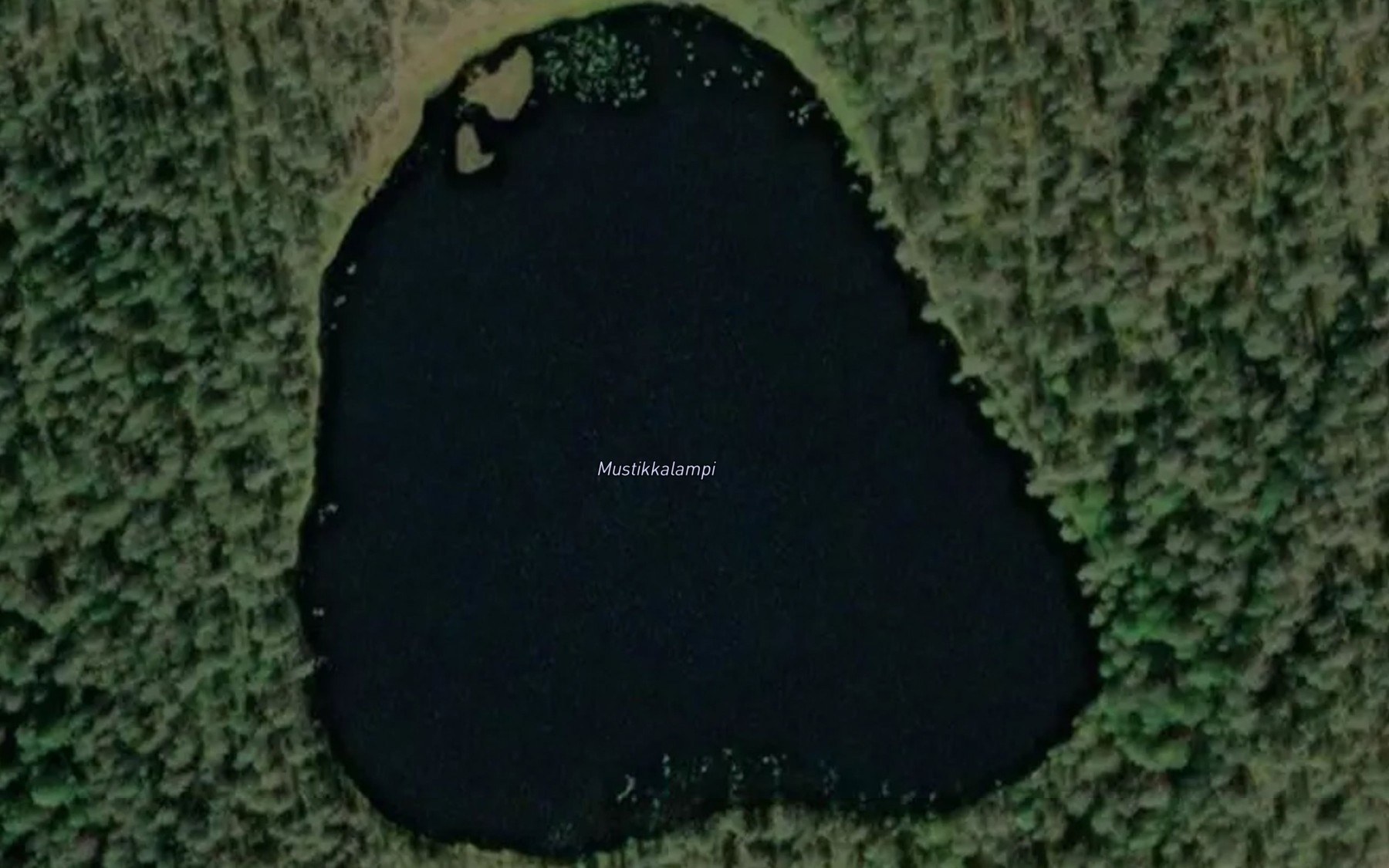 Satellite map of the Mustikkalampi