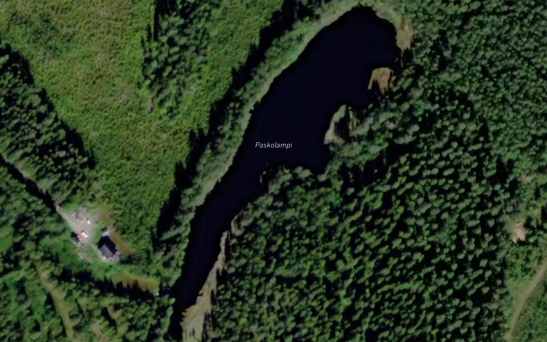 Satellite map of the Paskolampi