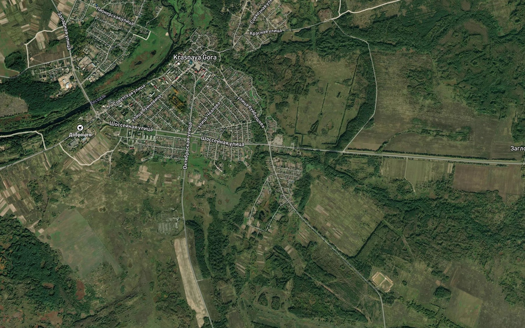 Satellite map of the Alisovka